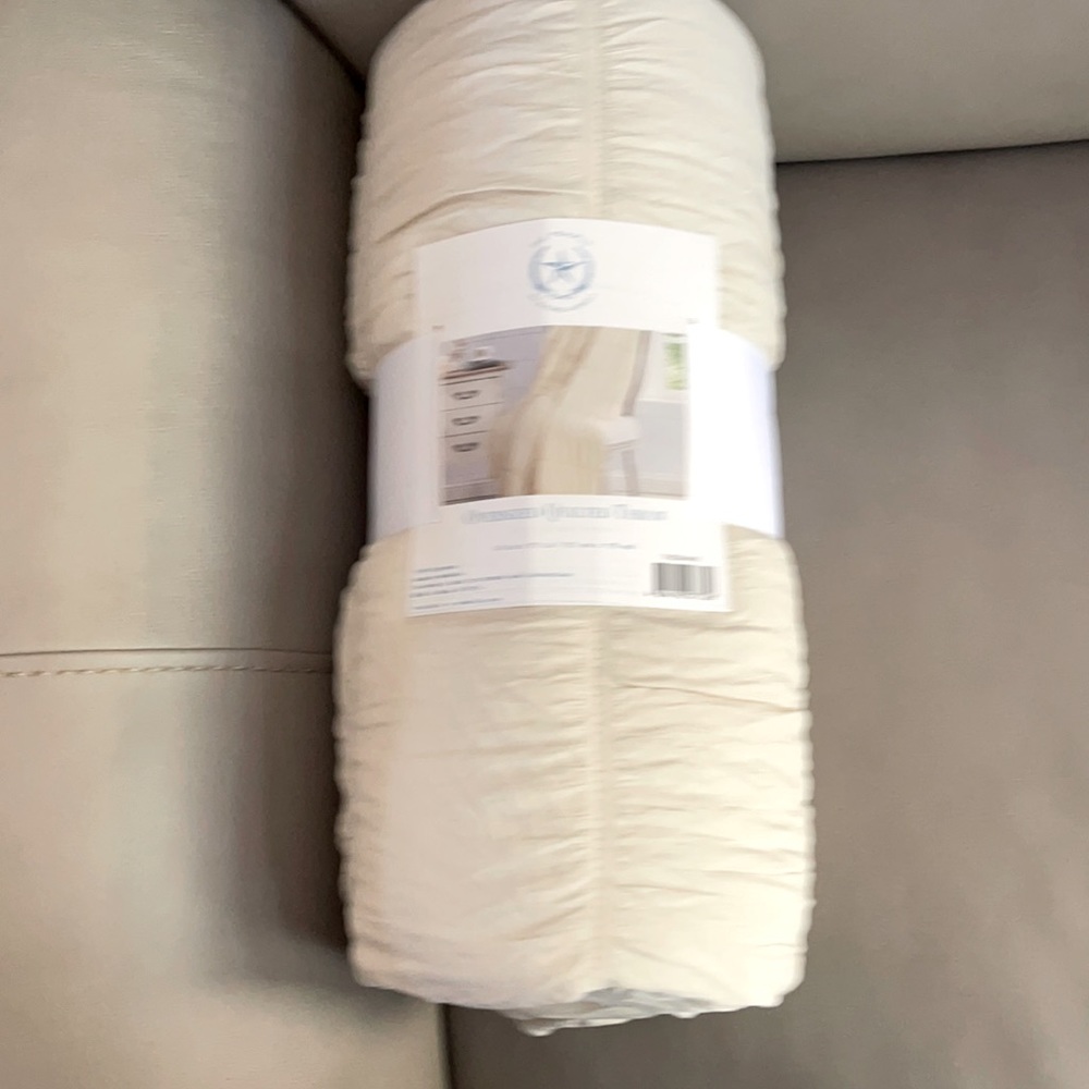 I resized quilted throw